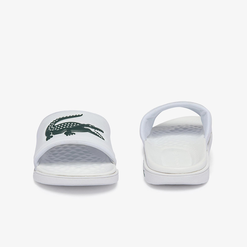 Dép nam Lacoste Croco Dualiste – Trắng