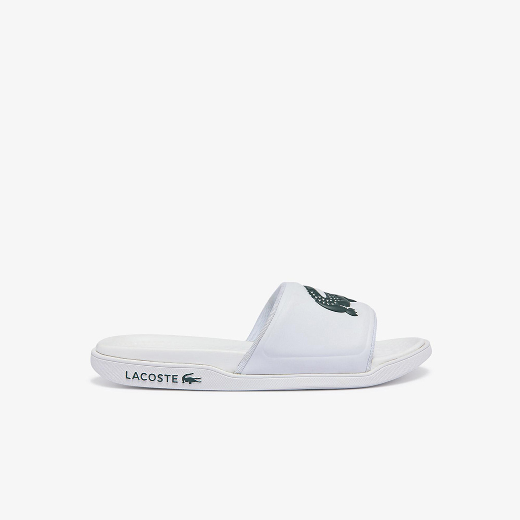 Dép nam Lacoste Croco Dualiste – Trắng