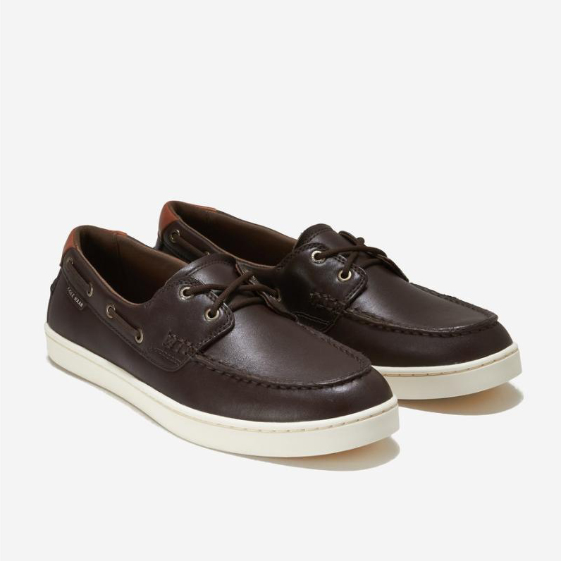 Giày Cole Haan Boat Nantucket chính hãng – Màu nâu đậm