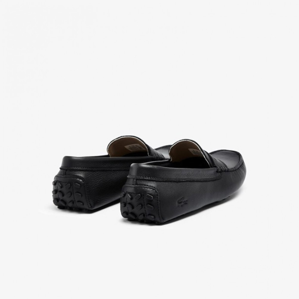 Giày Lười Moccasins Lacoste Concours 118 - Đen