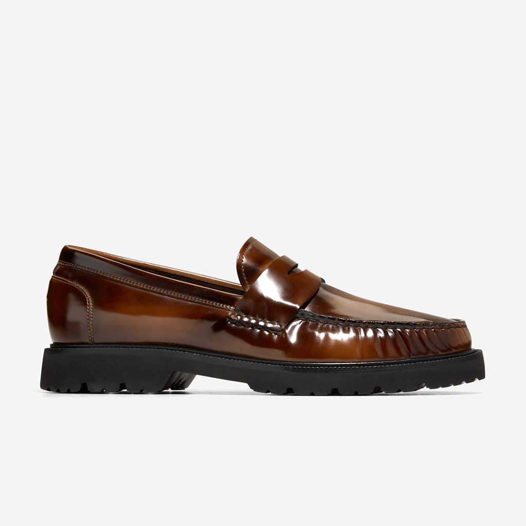 Giày lười nam Cole Haan American Classic Penny Loafer – Màu nâu đậm