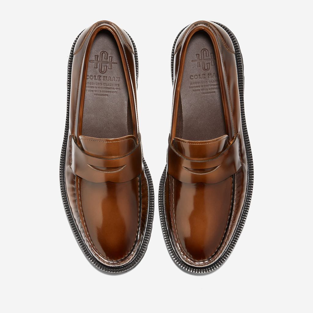 Giày lười nam Cole Haan American Classic Penny Loafer – Màu nâu đậm