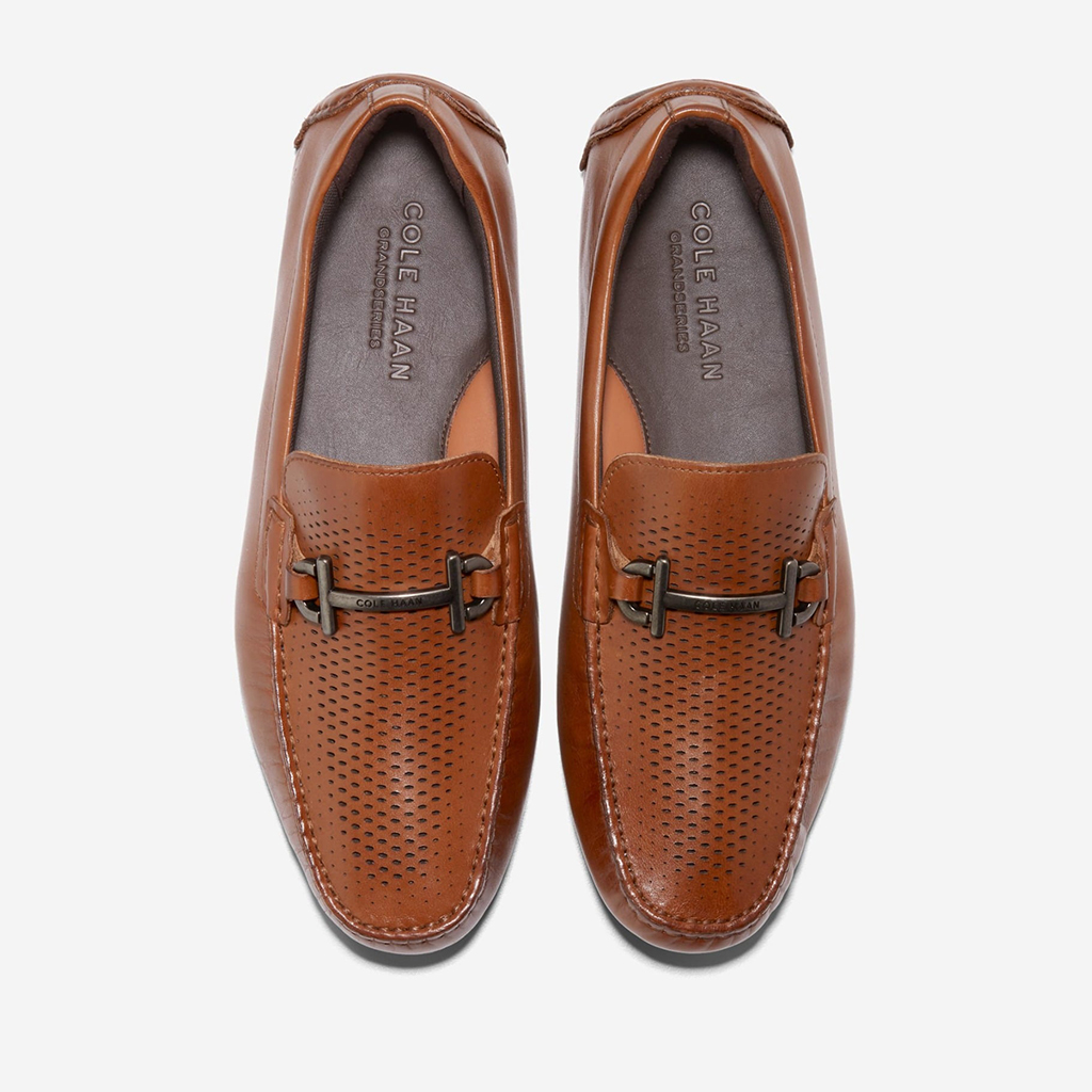 Giày lười nam Cole Haan Grand Laser Bit Driver – Màu Nâu