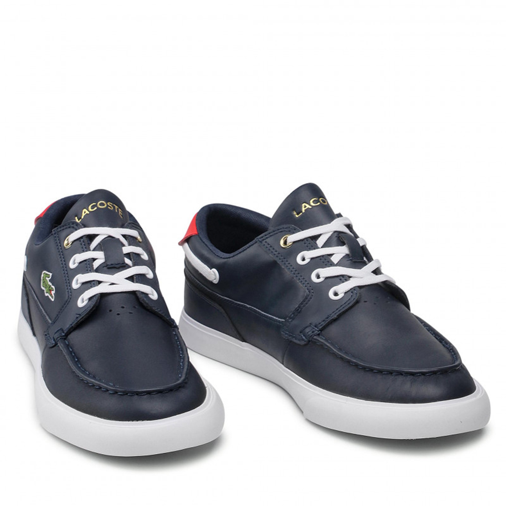 Giày nam Lacoste Bayliss Deck 0121 – Navy-đỏ