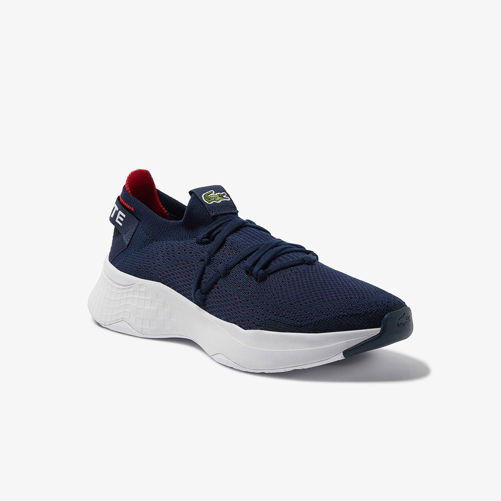 Giày thể thao Lacoste Court-Drive Knit 01212 – Xanh Navy