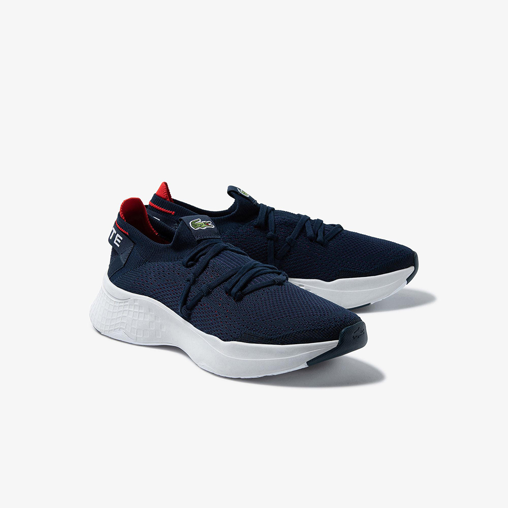 Giày thể thao Lacoste Court-Drive Knit 01212 – Xanh Navy