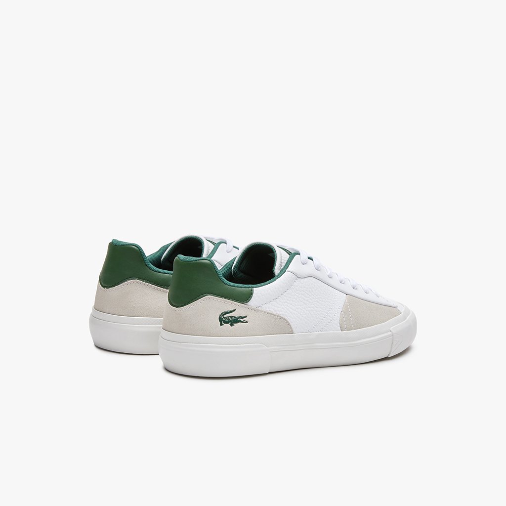 Giày thể thao nam Lacoste L006 Leather – Màu Trắng