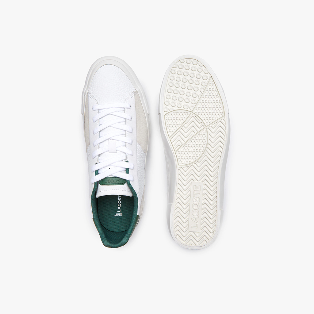 Giày thể thao nam Lacoste L006 Leather – Màu Trắng