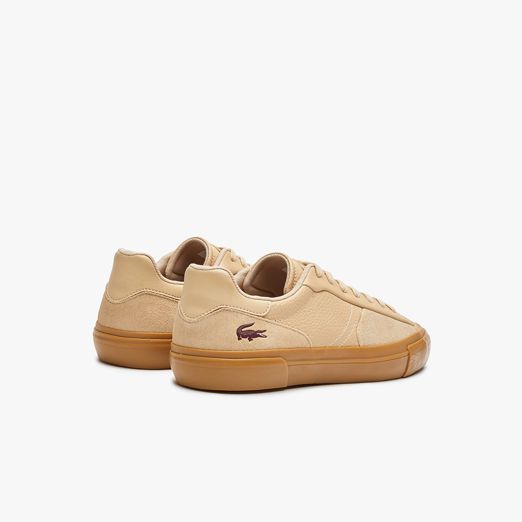 Giày thể thao nam Lacoste L006 Leather – Màu Nâu