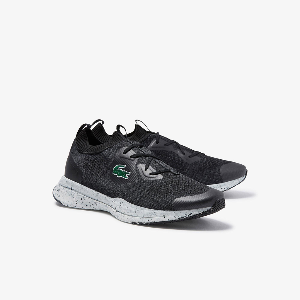 Giày thể thao nam Lacoste Run Spin Eco – Đen