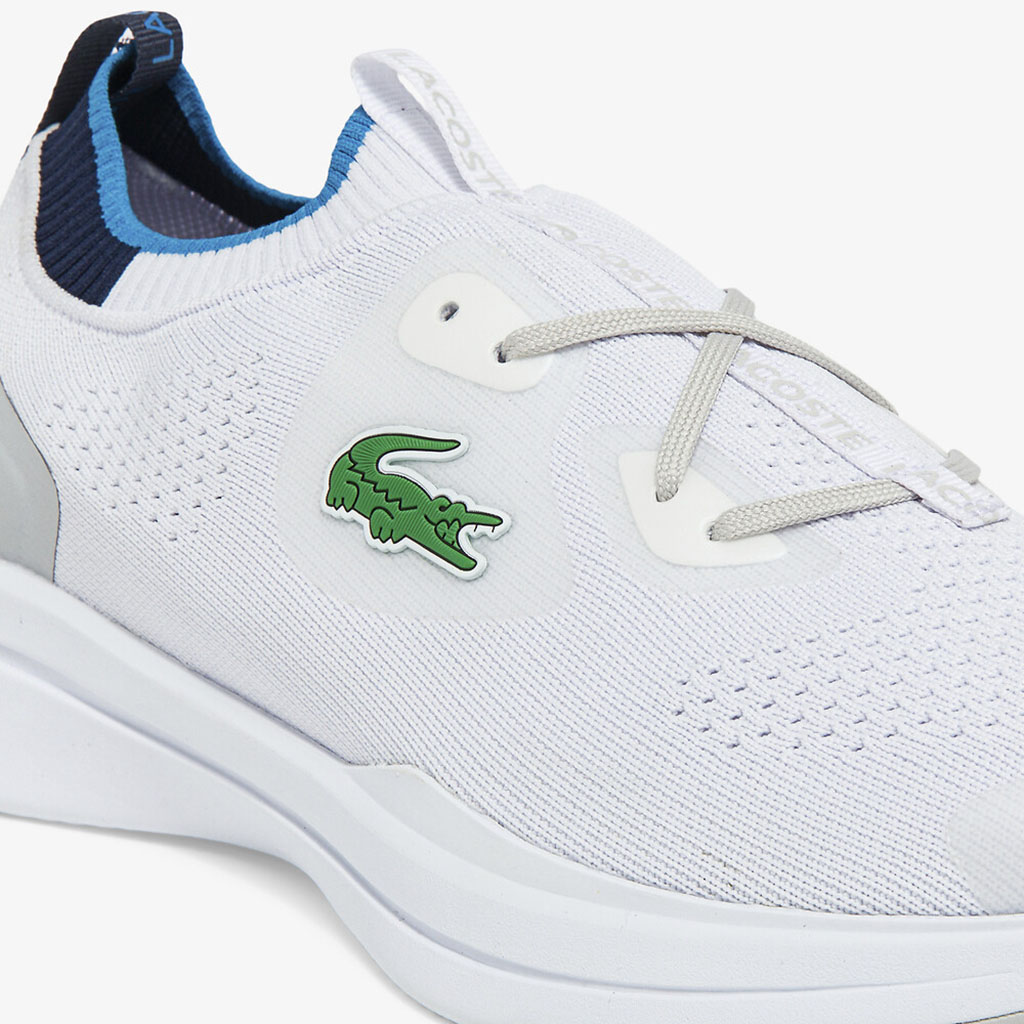 Giày thể thao nam Lacoste Run Spin Knit – Trắng