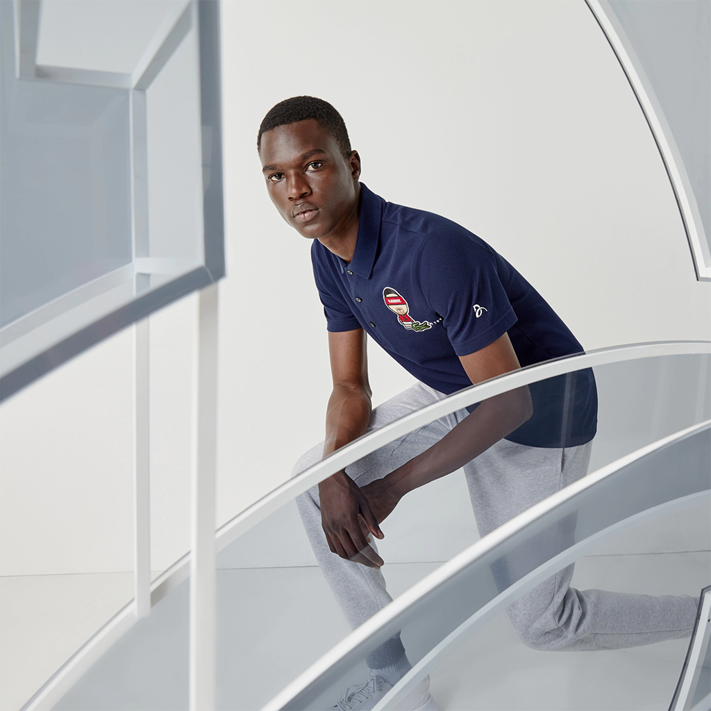 Áo Lacoste SPORT Collab Youssef SY Polo (Regular Fit) – Navy