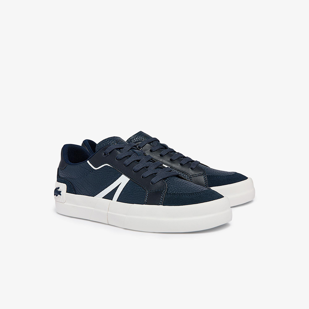 Giày nam Lacoste L004 0722 – Xanh navy/Trắng