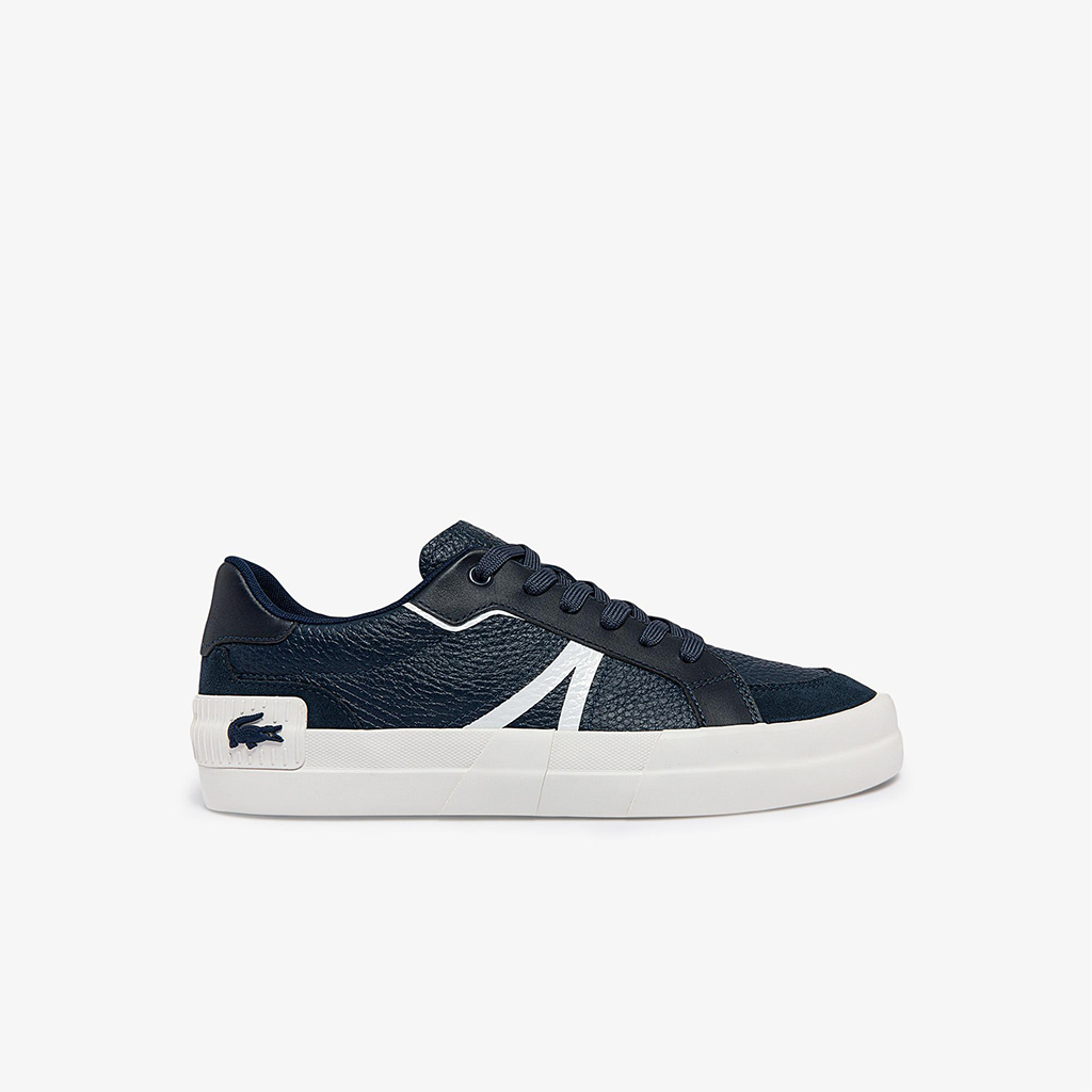 Giày nam Lacoste L004 0722 – Xanh navy/Trắng