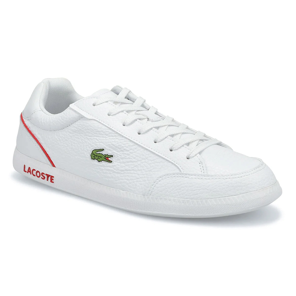 Giày nam Lacoste Graduatecap 0721 – Trắng/đỏ