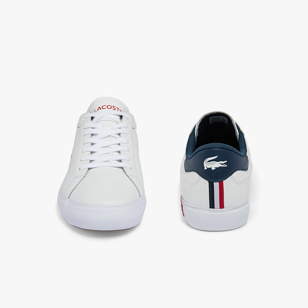 Giày nam Lacoste Powercourt Tricolor – Trắng