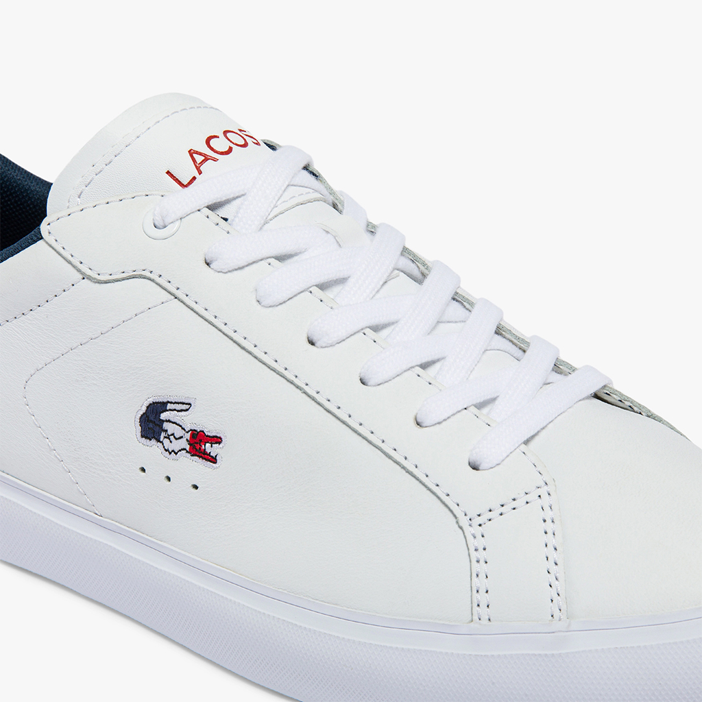 Giày nam Lacoste Powercourt Tricolor – Trắng