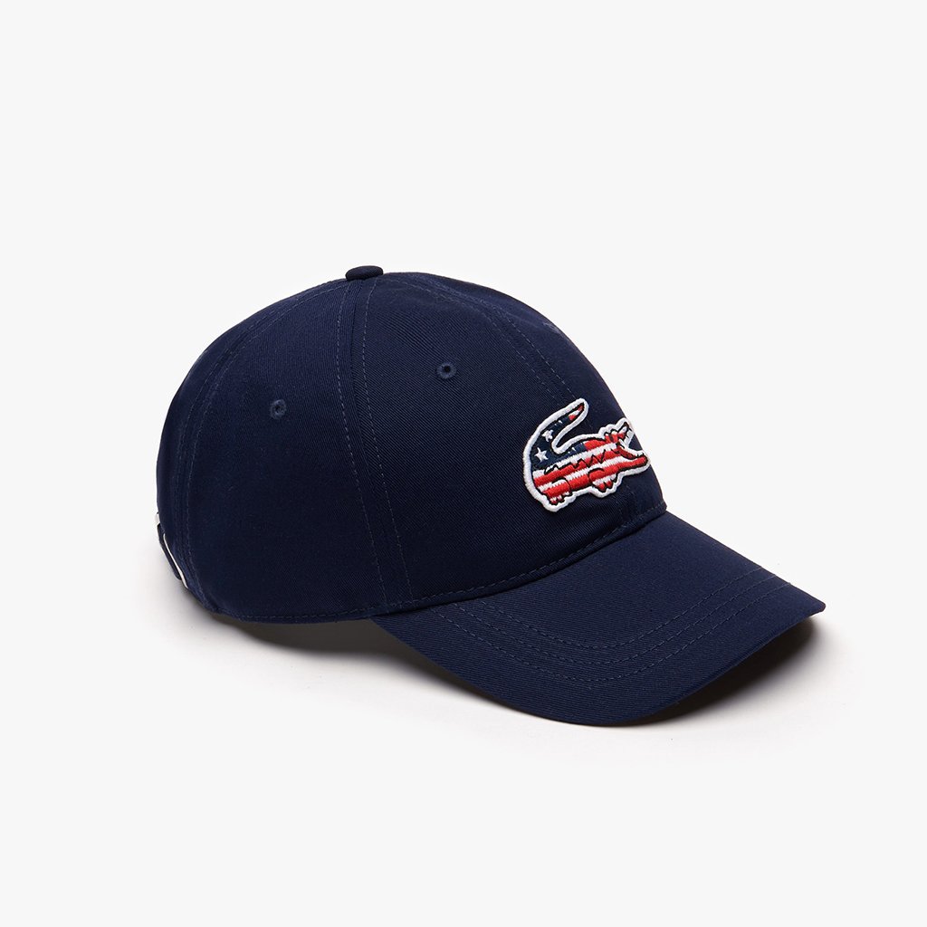 Mũ Lacoste American Flag Croc – Xanh Navy