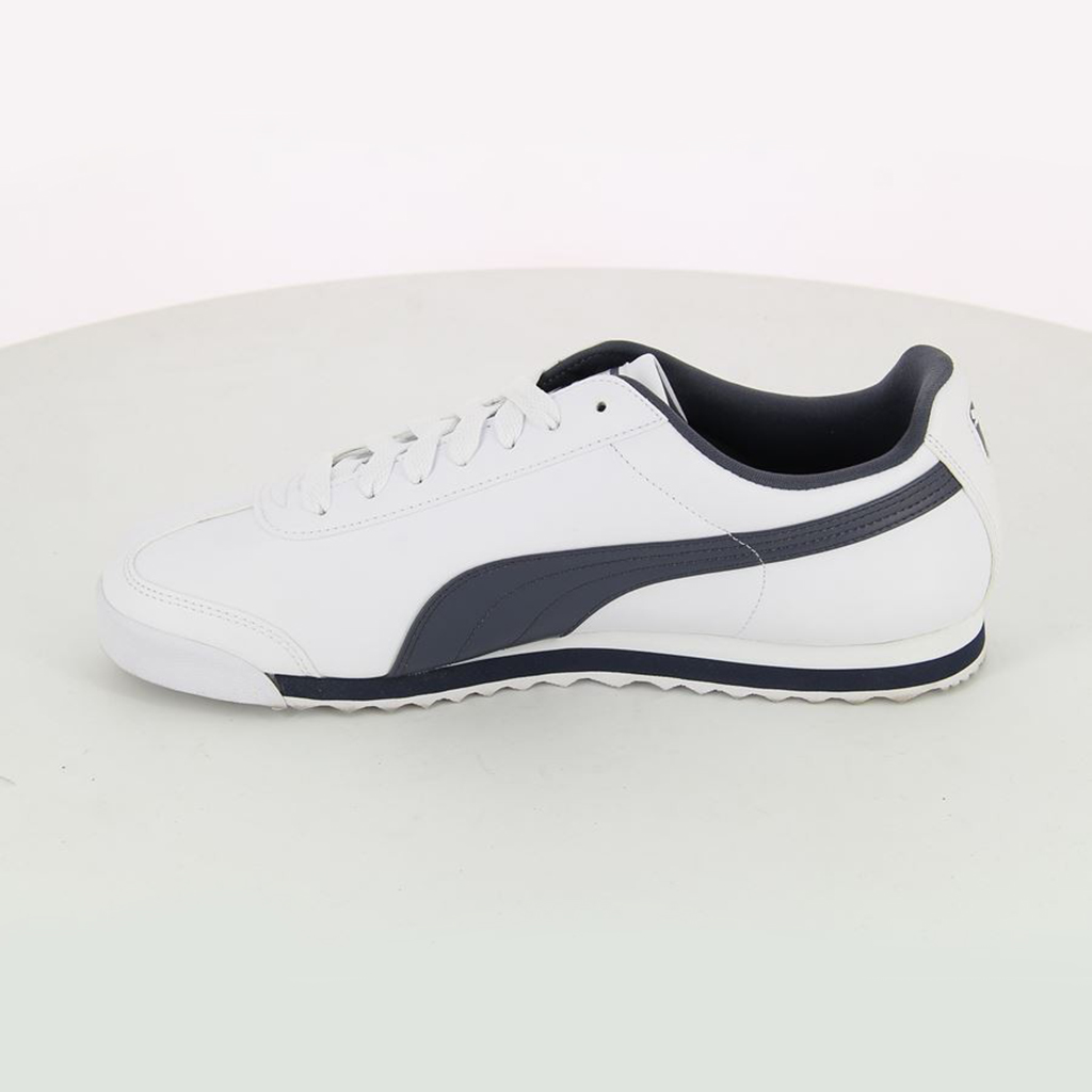 Giày Puma Roma Basic (Trắng-Navy)