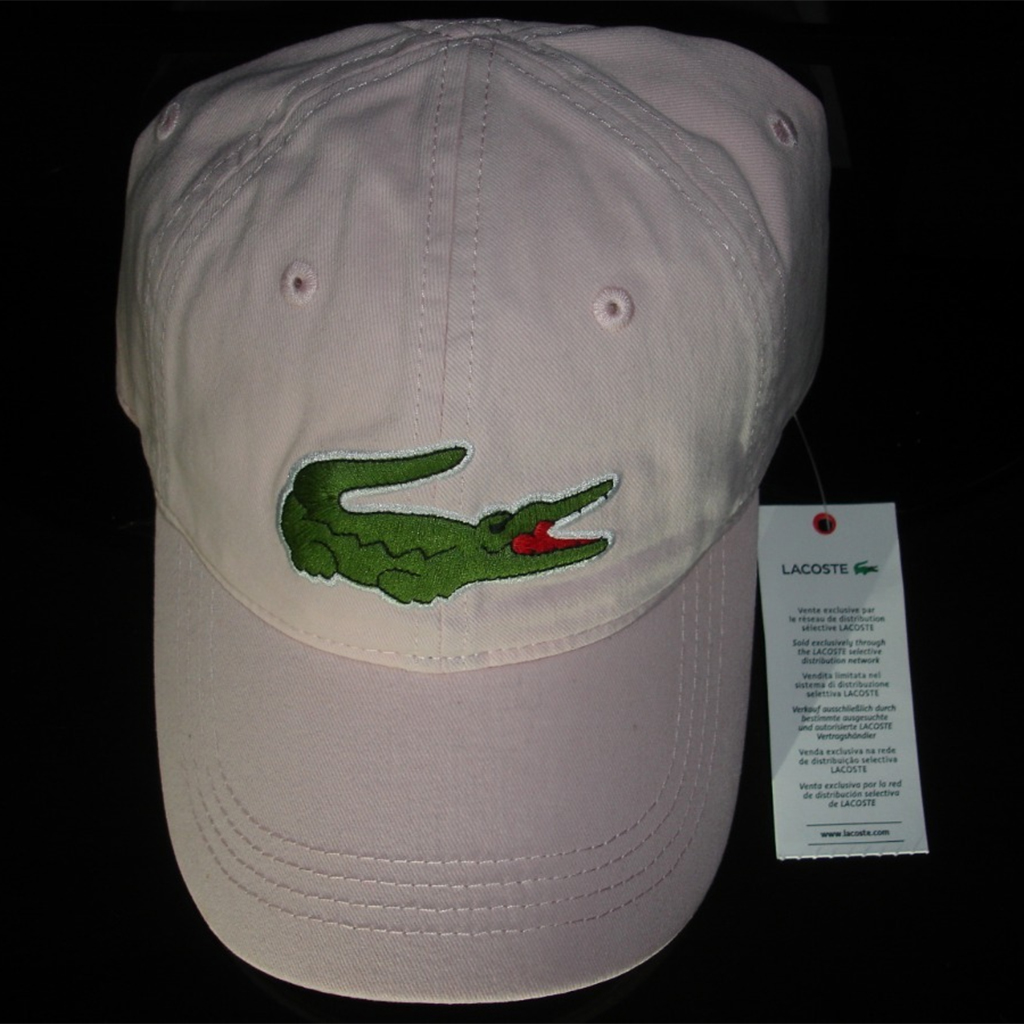 Mũ Lacoste Gabardine Big Crocodile (Màu Hường)