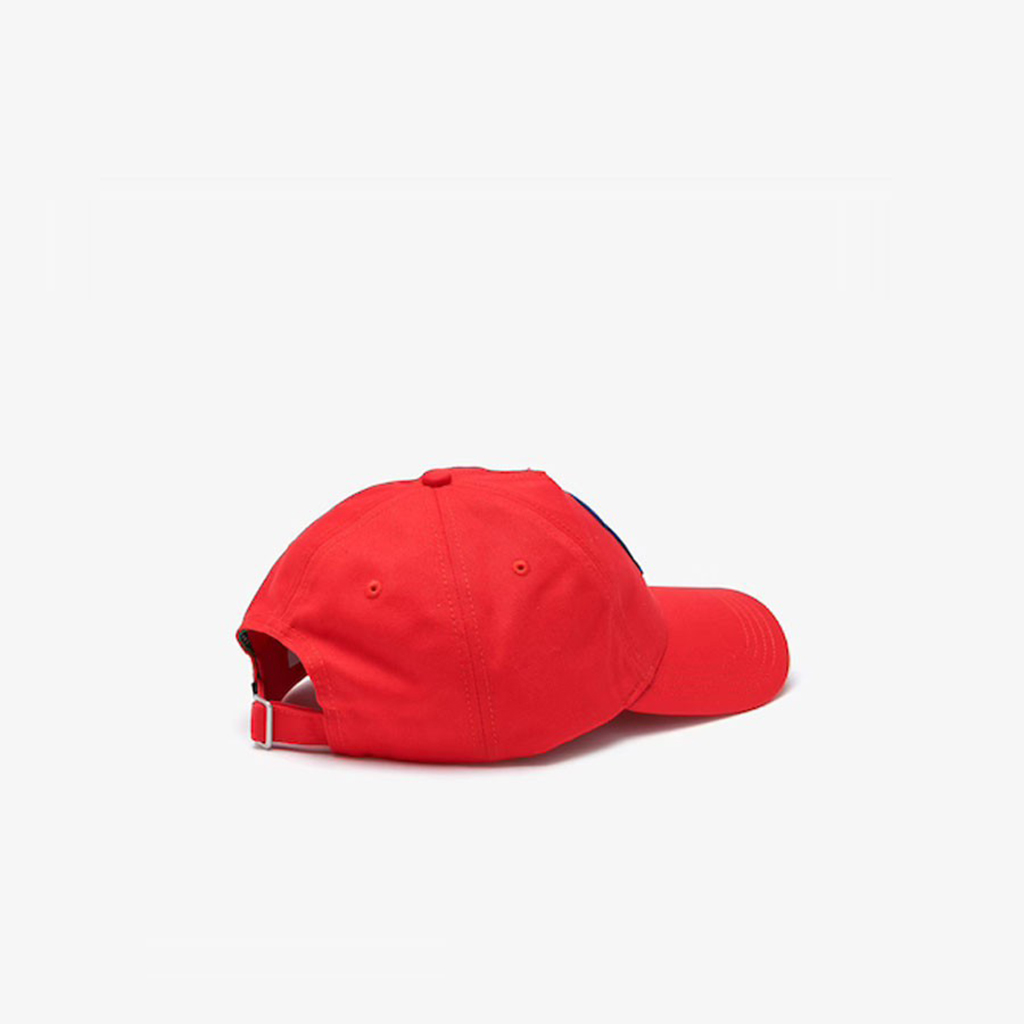 Mũ Lacoste Men’s Badge Cotton Cap Màu Đỏ RK9379-51-F8M
