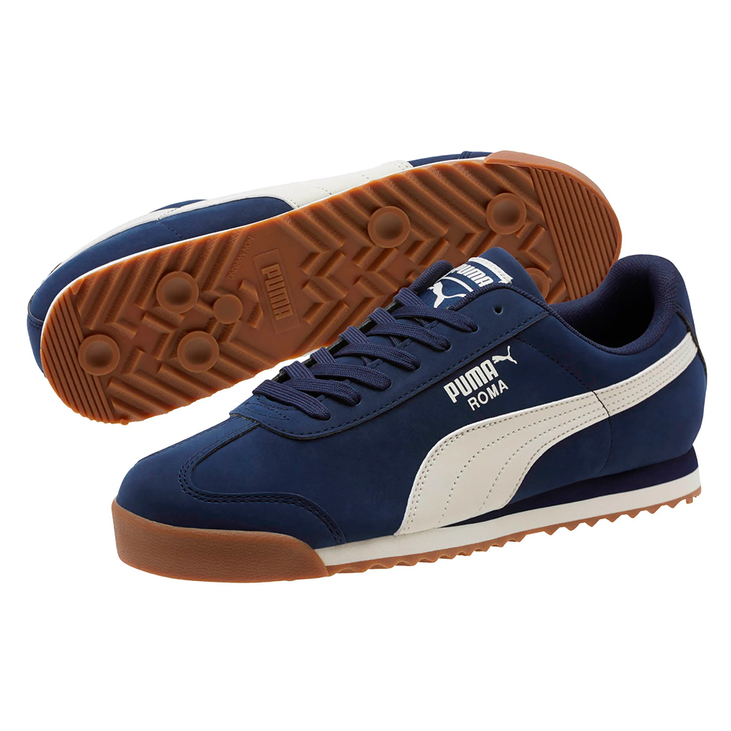 Giày Puma Roma Smooth Nubuck (Xanh navy)