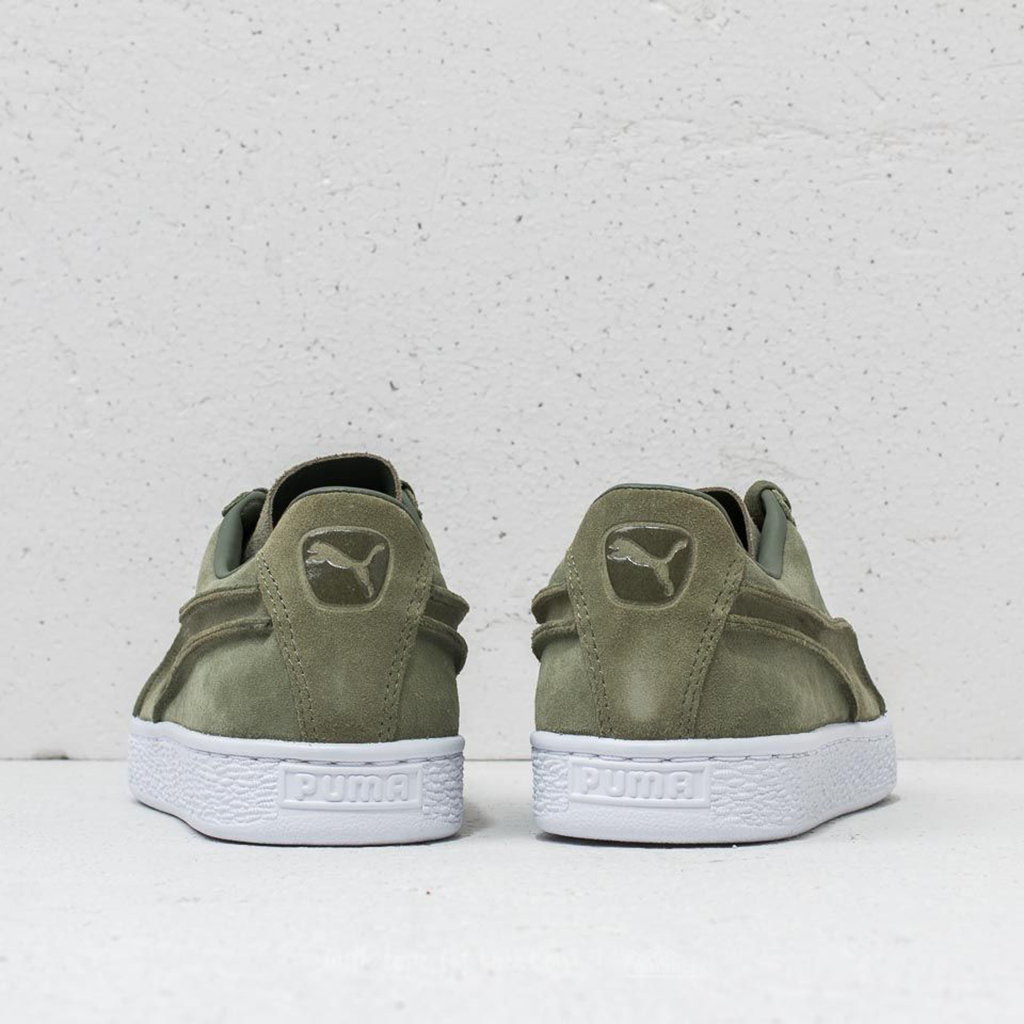 Giày PUMA Suede Classic Exposed Seams (Xanh Ô liu)