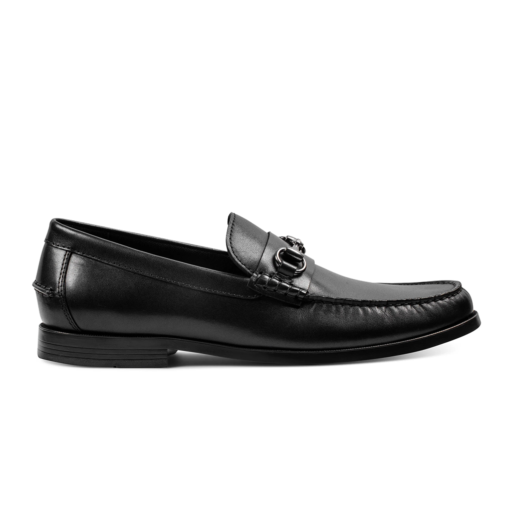 Giày tây nam Rockport Whit Classic Bit Loafers - Đen