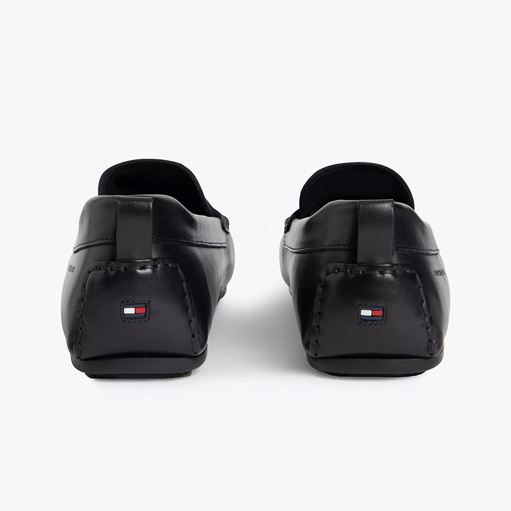 Giày lười nam Tommy Hilfiger Leather Driving Loafer 05790 – Màu đen