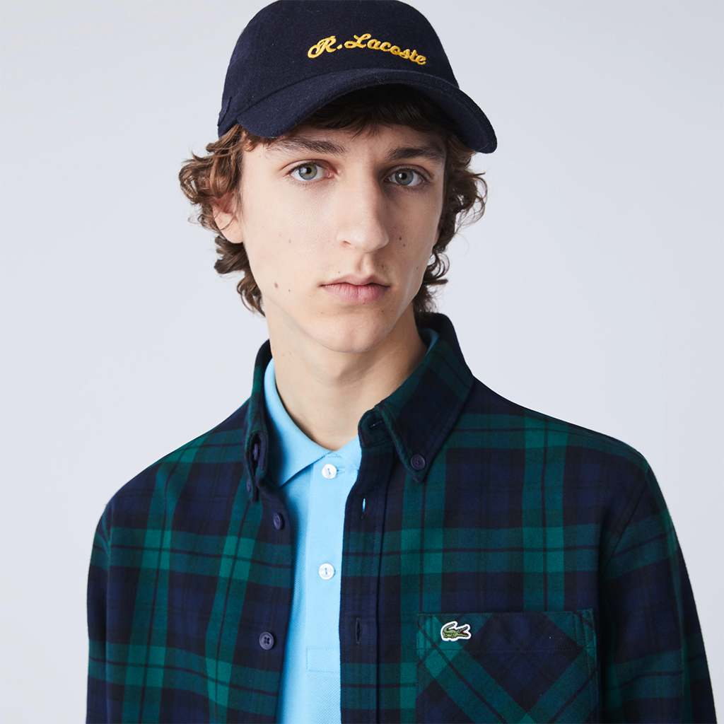 Mũ Lacoste Embroidered Wool Felt RK7413-51-HDE - Navy