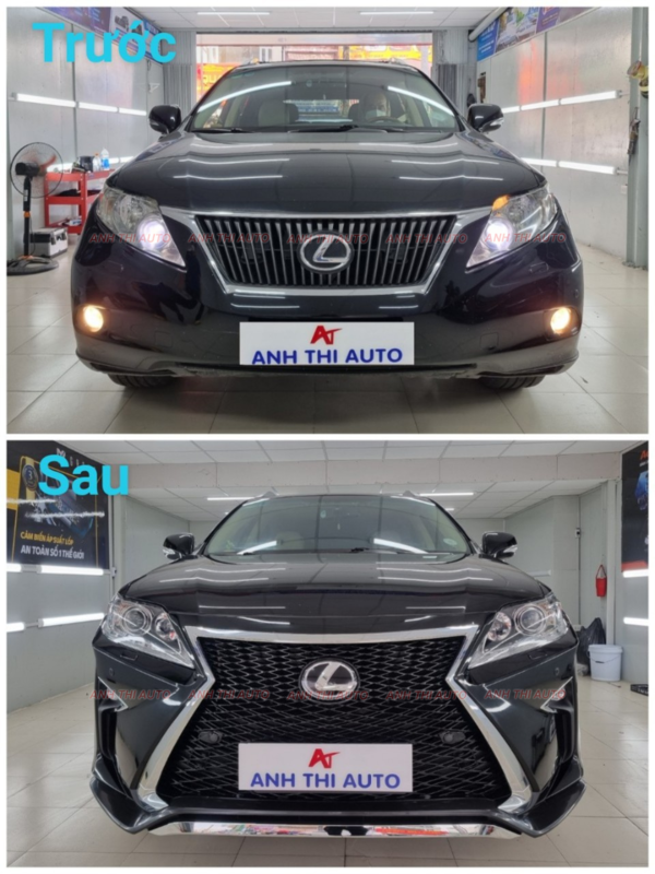 Lắp đặt bodykit cho xe Lexus Rx350 2009 lên 2016