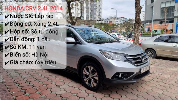 Bán Honda Crv 2.4L 2014 tư nhân 1 chủ cực đẹp, giá cực kỳ tốt.!