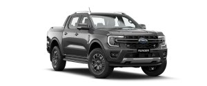Ford Ranger màu ghi ánh thép