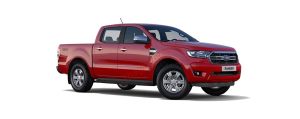 Ford Ranger màu đỏ tươi