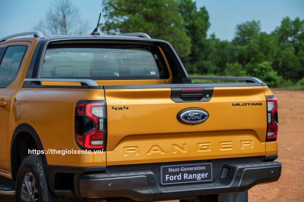 đuôi xe Bán tải Ford Ranger 2023