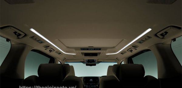 đèn led trang trí trần xe toyota alphard 2022