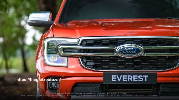 đèn pha Ford Everest 2022