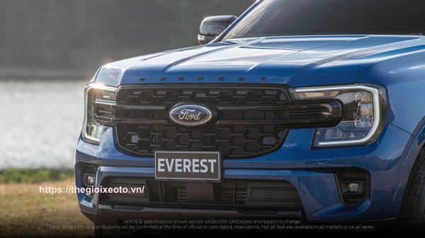đầu xe Ford Everest 2023