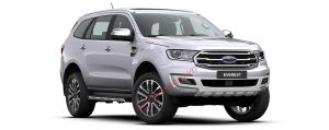 Ford Everest màu bạc	