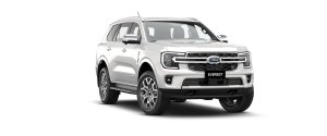 Ford Everest màu trắng tuyết