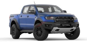 Bán tải Ranger Raptor màu xanh dương