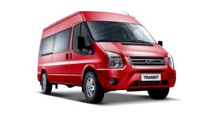 Ford Transit màu đỏ