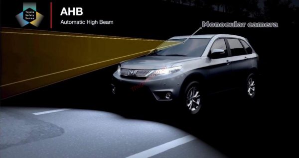 Hệ thống đèn pha tự động thích ứng AHB trên xe Toyota