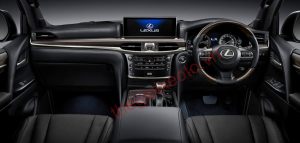 Xe Lexus LX570 nội thất màu đen