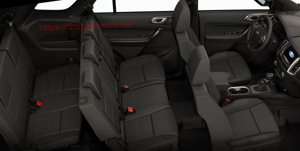 không gian Nội thất Ford Everest 2022