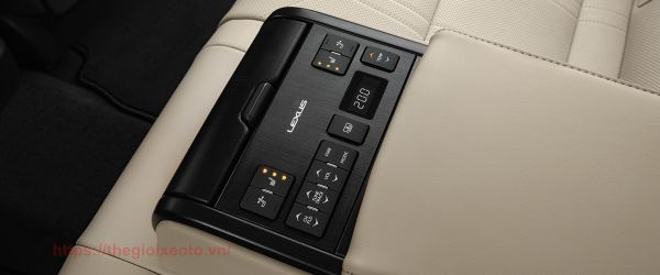 tiện nghi hàng ghế thứ 2 Lexus ES 300h 2022
