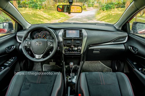 bảng taplo Vios GR-S 2021 bản thể thao