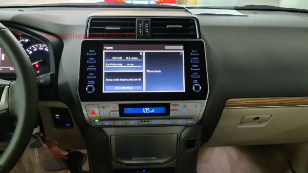 tiện nghi toyota land cruiser prado 2021