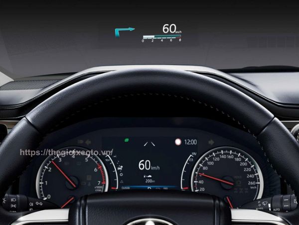 màn hình đa thông tin Toyota Land Cruiser 2022
