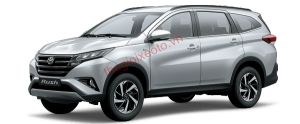 Toyota Rush màu bạc (1E7)